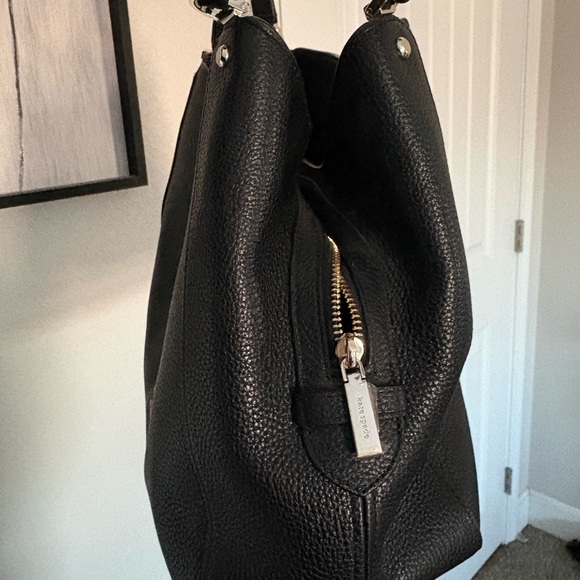 Kate Spade Black Leather Tote Bag - Picture 4 of 12